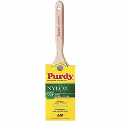 Purdy - 3" Flat Synthetic Trim Brush - Wood Fluted Handle - Apex Tool & Supply