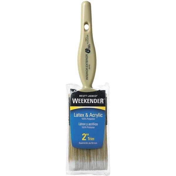 Bestt-Liebco - 2" Flat Synthetic Trim Brush - Wood Kaiser Handle - Apex Tool & Supply