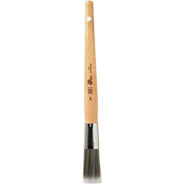 Bestt-Liebco - 13/16" Angled Nylon/Polyester Sash Brush - Wood Sash Handle - Apex Tool & Supply