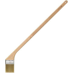 Bestt-Liebco - 3" Angled Synthetic Hockey Stick Brush - Wood Hockey Stick Handle - Apex Tool & Supply