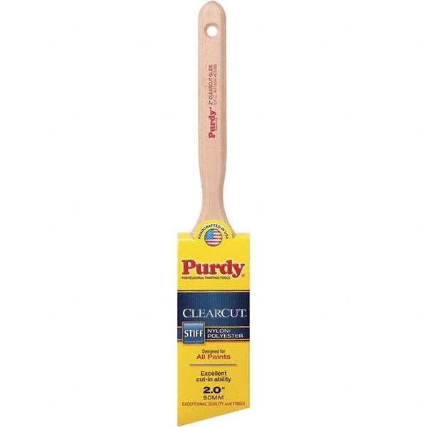Purdy - 2" Angled Nylon/Polyester Trim Brush - Wood Fluted Handle - Apex Tool & Supply