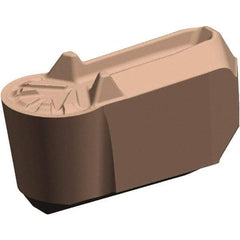 Kennametal - 8ER-P GUP Grade KCU10, 8mm Cutting Width Carbide Grooving/Cut-Off Insert - 4.64mm Max Depth of Cut, Neutral, 4mm Corner Radius, AlTiN Finish - Apex Tool & Supply