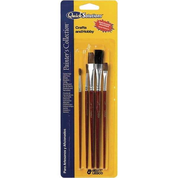 Bestt-Liebco - 1/2" Bristle & Sable Artist's Paint Brush - Apex Tool & Supply
