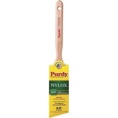 Purdy - 2" Angled Synthetic Trim Brush - 2-11/16" Bristle Length, 2-11/16" Wood Fluted Handle - Apex Tool & Supply