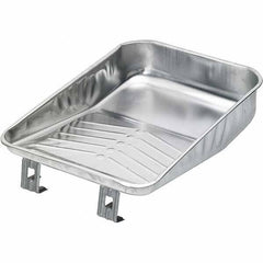 Bestt-Liebco - 9" Roller Compatible Mini Paint Roller Tray - 1 Gal Capacity, 9" Wide, Metal - Apex Tool & Supply
