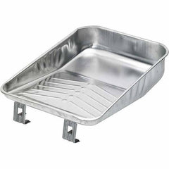 Bestt-Liebco - 9" Roller Compatible Mini Paint Roller Tray - 1 Gal Capacity, 9" Wide, Metal - Apex Tool & Supply