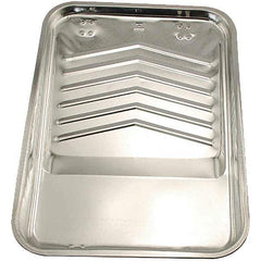Bestt-Liebco - 9" Roller Compatible Mini Paint Roller Tray - 2 Qt Capacity, 9" Wide, Metal - Apex Tool & Supply