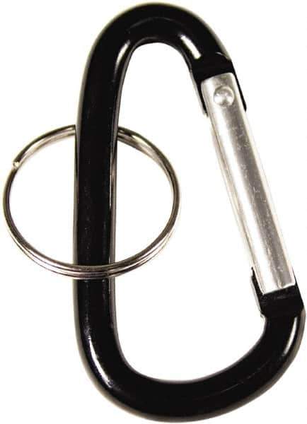 ADVANTUS - 10 Keys, Black Key Chains - 2 1/2" Wide x 3-3/4" Deep x 1-1/2" High - Apex Tool & Supply
