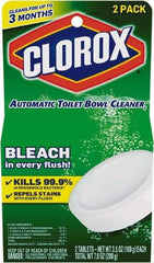 Clorox - 3.5 oz Tablet Solid Toilet Bowl Cleaner - Unscented Scent, Disinfectant, Bathroom Surfaces - Apex Tool & Supply