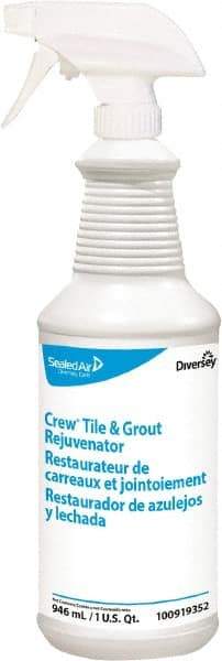 Diversey - 32 oz Spray Bottle Liquid Bathroom Cleaner - Unscented Scent, Tubs, Tile, Showers & Grout - Apex Tool & Supply