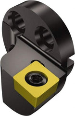 Sandvik Coromant - Right Hand Cut, Size 25, CCMT 09T308 Insert Compatiblity, Internal Modular Turning & Profiling Cutting Unit Head - 17mm Ctr to Cutting Edge, 20mm Head Length, Through Coolant, Series CoroTurn 107 - Apex Tool & Supply