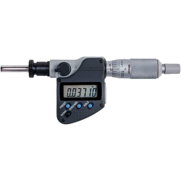 Mitutoyo - Electronic Micrometer Heads Minimum Measurement (Inch): 0 Minimum Measurement (mm): 0.00 - Apex Tool & Supply