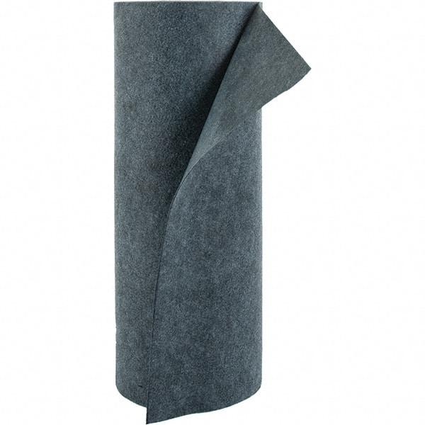 PRO-SAFE - 36 Gal Capacity per Package, Universal Roll - 150' Long x 3' Wide, Gray, Polypropylene - Apex Tool & Supply