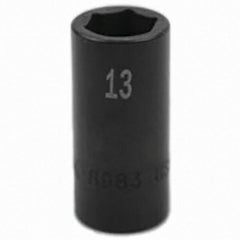 SK - Impact Socket - 3/8"DR 6PT 13MM SEMI-DEEP IMPACT SOCKET - Apex Tool & Supply
