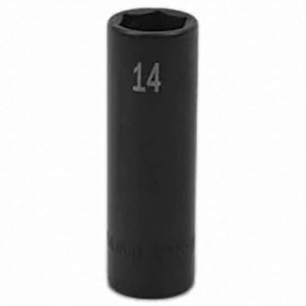 SK - Impact Socket - 3/8"DR 14MM DEEP IMPACT SOCKET - Apex Tool & Supply