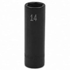 SK - Impact Socket - 3/8"DR 14MM DEEP IMPACT SOCKET - Apex Tool & Supply