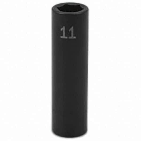 SK - Impact Socket - 3/8"DR 11MM DEEP IMPACT SOCKET - Apex Tool & Supply