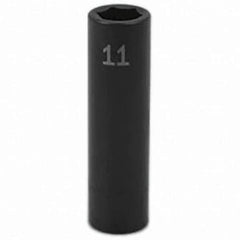 SK - Impact Socket - 3/8"DR 11MM DEEP IMPACT SOCKET - Apex Tool & Supply