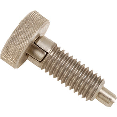 1/4-20 SS KNURLED KNB PLGR LOCK - Apex Tool & Supply