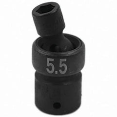 SK - Impact Socket - 1/4"DR 5.5MM SWIVEL IMPACT SOCKET - Apex Tool & Supply