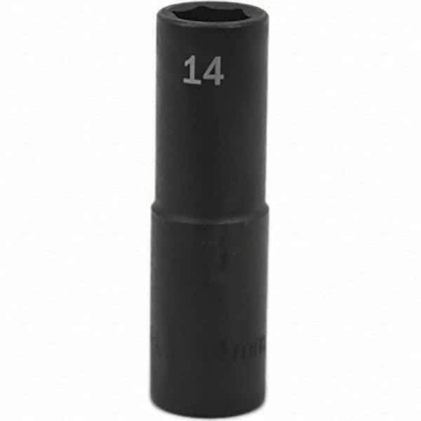 SK - Impact Socket - 1/2"DR 14MM DEEP IMPACT SOCKET - Apex Tool & Supply