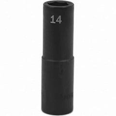 SK - Impact Socket - 1/2"DR 14MM DEEP IMPACT SOCKET - Apex Tool & Supply