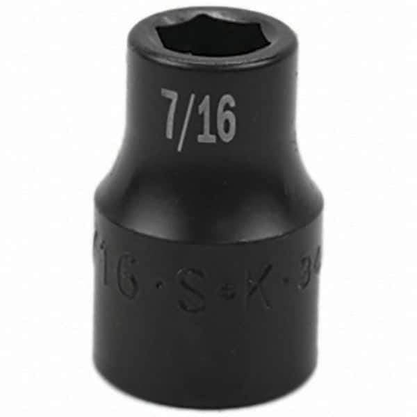 SK - Impact Socket - 1/2"DR 7/16" IMPACT SOCKET - Apex Tool & Supply