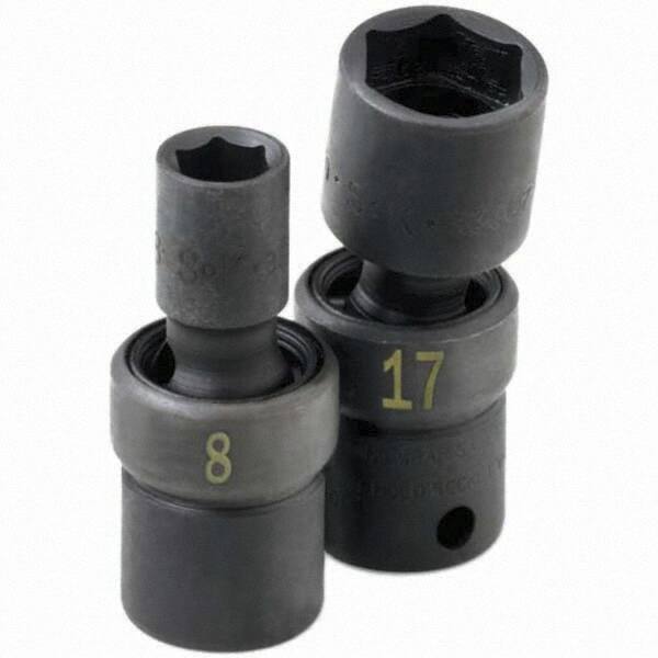 SK - Impact Socket - 1/4"DR 14MM SWIVEL IMPACT SOCKET - Apex Tool & Supply
