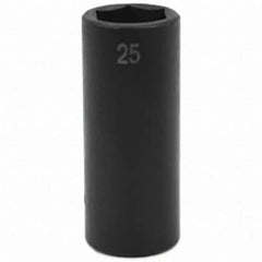 SK - Impact Socket - 1/2"DR 25MM DEEP IMPACT SOCKET - Apex Tool & Supply