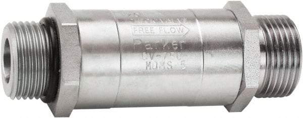 Parker - 65 GPM 1-1/16-12 Inlet Steel Hydraulic Control Valve - 3,000 psi, 1.38" Wide x 2-3/4" Long - Apex Tool & Supply