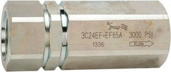 Parker - 90 GPM 1-5/8-12 Inlet Steel Hydraulic Control Valve - 3,000 psi, 2" Wide x 5.76" Long - Apex Tool & Supply
