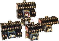 Square D - No Enclosure, 4 Pole, Electrically Held Lighting Contactor - 20 A (Tungsten), 30 A (Fluorescent), 110 VAC at 50 Hz, 120 VAC at 60 Hz, 4NC Contact Configuration - Apex Tool & Supply