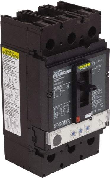 Square D - 250 Amp, 600 VAC, 3 Pole, Panel Mount Molded Case Circuit Breaker - Electronic Trip, Multiple Breaking Capacity Ratings, 3/0 AWG - Apex Tool & Supply