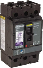 Square D - 200 Amp, 600 VAC, 3 Pole, Panel Mount Molded Case Circuit Breaker - Thermal Magnetic Trip, Multiple Breaking Capacity Ratings, 87.4mm Deep x 191mm High x 104.7mm Wide - Apex Tool & Supply