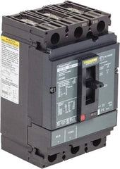 Square D - 150 Amp, 250 VDC, 600 VAC, 3 Pole, Panel Mount Molded Case Circuit Breaker - Thermal Magnetic Trip, Multiple Breaking Capacity Ratings, 14-3/0 AWG - Apex Tool & Supply