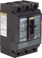 Square D - 80 Amp, 250 VDC, 600 VAC, 3 Pole, Panel Mount Molded Case Circuit Breaker - Thermal Magnetic Trip, 14-3/0 AWG, 87.4mm Deep x 162.6mm High x 104.7mm Wide - Apex Tool & Supply