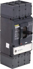 Square D - 400 Amp, 600 VAC, 3 Pole, Panel Mount Molded Case Circuit Breaker - Electronic Trip, Multiple Breaking Capacity Ratings, 2 AWG - Apex Tool & Supply