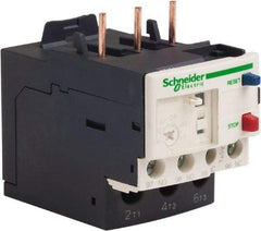 Schneider Electric - 3 Pole, NEMA Size 00-1, 0.63 to 1 Amp, 690 VAC, Thermal NEMA Overload Relay - Trip Class 20, For Use with LC1D09, LC1D12, LC1D18, LC1D25, LC1D32 and LC1D38 - Apex Tool & Supply