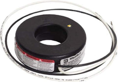 Square D - 600 Amp AC Input, 5 Amp AC Output, Panel Meter Current Transformer - Flying Lead Terminal, For Use with Ammeter, Solid State Transducer - Apex Tool & Supply