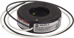 Square D - 100 Amp AC Input, 5 Amp AC Output, Panel Meter Current Transformer - Flying Lead Terminal, For Use with Ammeter, Solid State Transducer - Apex Tool & Supply
