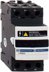 Schneider Electric - 3 Pole, 690 Volt, 25 Amp, DIN Rail Mount Fuse Holder - Compatible with 38mm Long x 45mm Wide and 10mm Diameter Fuse - Apex Tool & Supply