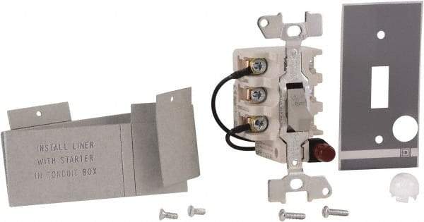 Square D - 3 Poles, 30 Amp, Open Toggle Manual Motor Starter - 1 hp at 90 VDC, 10 hp at 460 VAC, 10 hp at 575 VAC, 1-1/2 hp at 230 VDC, 2 hp at 115 VAC, 2 hp at 115 VDC & 7-1/2 hp at 230 VAC, CE, CSA & UL Recognized - Apex Tool & Supply