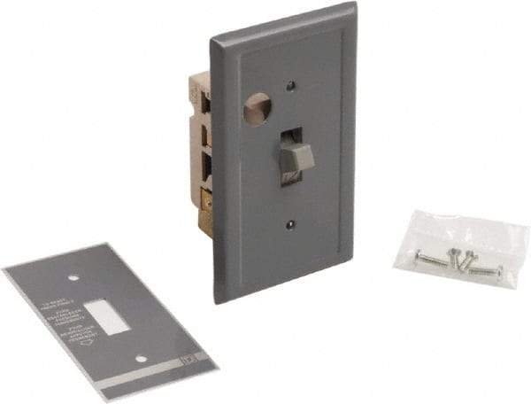 Square D - 1 Pole, 16 Amp, Open Toggle Manual Motor Starter - 1 hp at 115 VAC, 1 hp at 230 VAC, 1 hp at 277 VAC, CE, CSA & UL Listed - Apex Tool & Supply