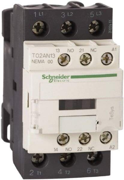 Square D - 3 Pole, 24 Coil VAC, 9 Amp NEMA Contactor - Open Enclosure - Apex Tool & Supply