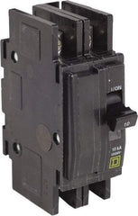 Square D - 10 Amp, 240 VAC, 2 Pole, Panel Mount Miniature Circuit Breaker - 14-2 AWG - Apex Tool & Supply