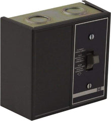 Square D - 1 Pole, 16 Amp, NEMA, Enclosed Toggle Manual Motor Starter - 1 hp at 115 VAC, 1 hp at 230 VAC, 1 hp at 277 VAC, CE, CSA, NEMA 1 & UL Listed - Apex Tool & Supply