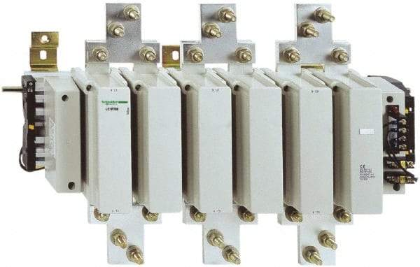 Schneider Electric - 3 Pole, 220 Coil VAC, 780 Amp at 440 VAC, Nonreversible IEC Contactor - Bureau Veritas, CCC, CSA, DNV, EN/IEC 60947-1, EN/IEC 60947-4-1, GL, JEM 1038, LROS, RINA, RMRoS, RoHS Compliant, UL Listed - Apex Tool & Supply