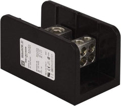 Square D - 1 Pole, 760 (Copper) Amp, Phenolic Power Distribution Block - 600 VAC, 2 Primary Connection - Apex Tool & Supply