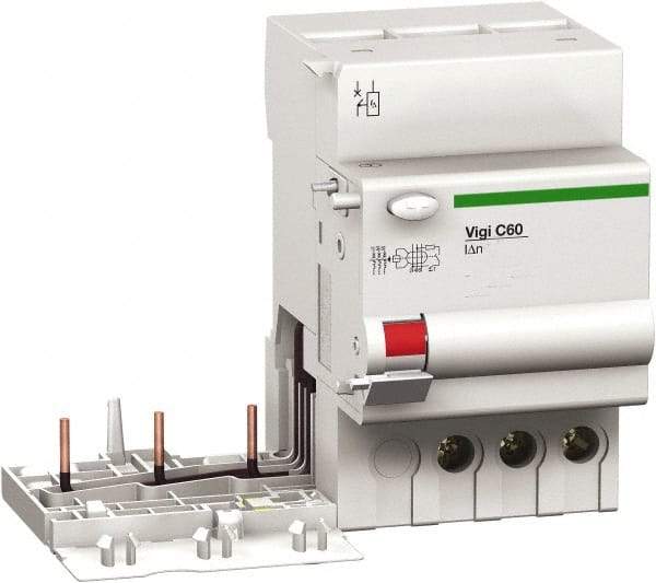 Schneider Electric - 63 Amp Circuit Breaker Ground Fault Module - 220-415 VAC Control Voltage, Use with Multi 9 Circuit Breaker - Apex Tool & Supply