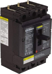 Square D - 600 VAC, 150 Amp, Automatic Molded Case Switch - 3 Pole, 18 kA Interrupting Rating x Line/Load Lug Connection, 4.1 Inch Wide x 3.4 Inch Deep x 6.4 Inch High - Apex Tool & Supply
